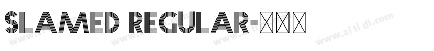 Slamed Regular字体转换